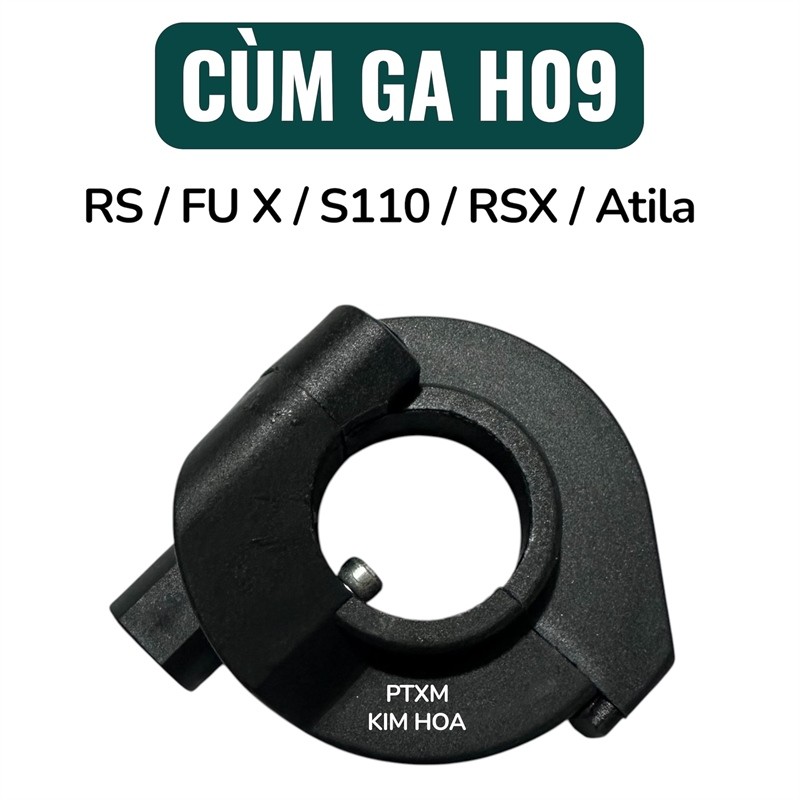 (Loại 1) Cùm ga Wave RS, Future X, Fu Neo, RSX, Atila,...hàng thường loại tốt dày dặn chắc chắn 3501