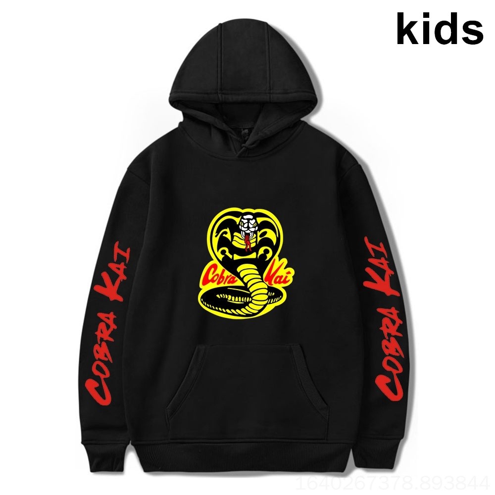 Áo thời trang phong cách Hàn Quốc Cobra Kai karate cho trẻ em từ 3 đến 14 tuổi