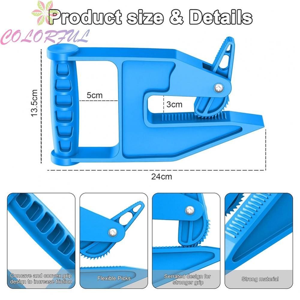 Mat Movers Tool Clips for Heavy Duty Horse Mats Gym Mats and Trailer Rubber Mats