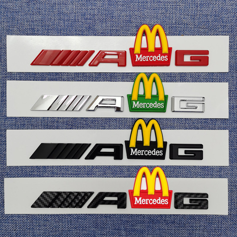Logo Mercedes-Benz AMG Mercedes-Benz Logo xe hơi McDonald 's M-Mark Sửa đổi Nhãn dán xe hơi AMG Chữ 