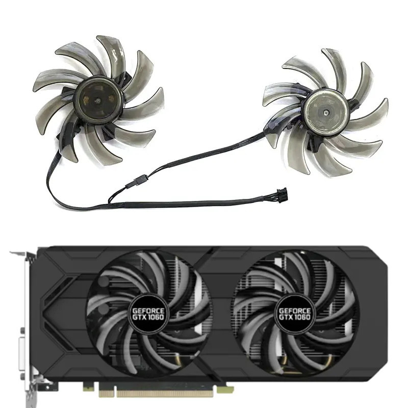 2FAN 4PIN GA91S2U hoàn toàn mới phù hợp cho card đồ họa Gainward GTX 1060 1070 1070 Ti 85MM GA91S2U 