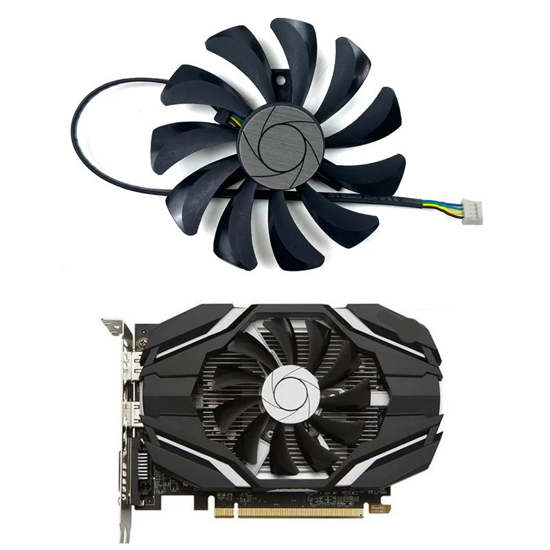 85mm 4pin HA9010H12SF-Z RX460 4GB Quạt Làm Mát Thay Thế Cho MSI Inno3D P106 960 GeForce GTX 1060 AER