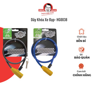Dây khóa xe đạp uncle bills hg0038