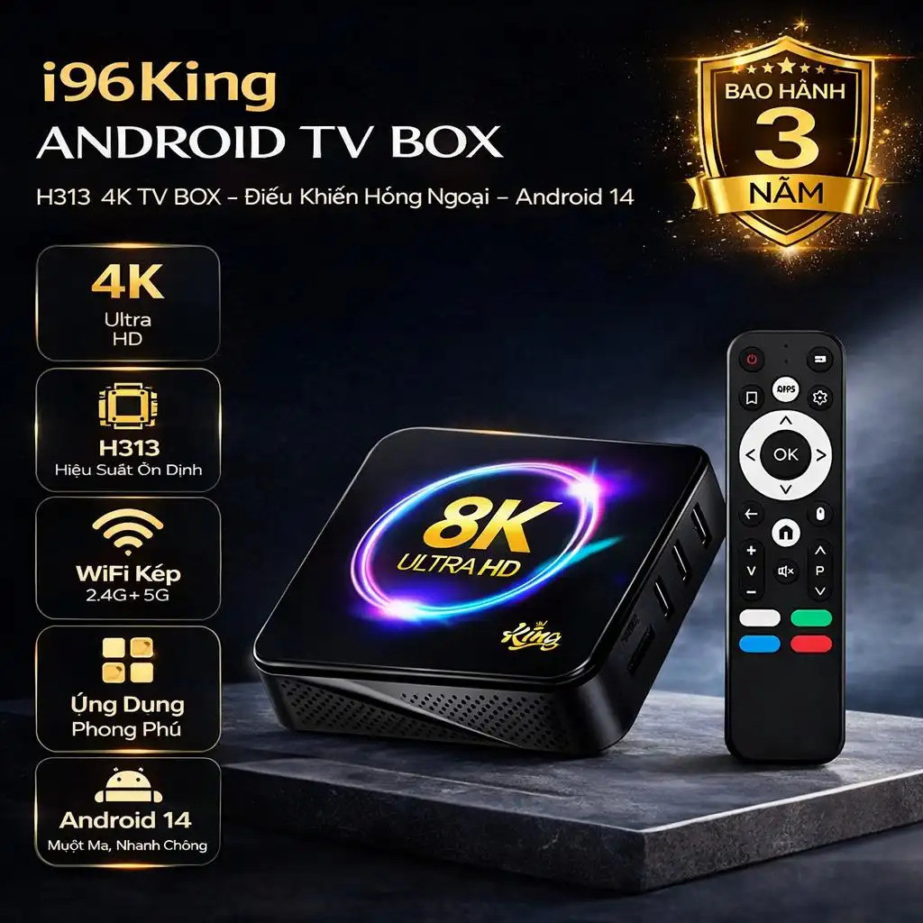 TV box Android Android TV Box Android box đầu thu TV box thông minh trình phát nội dung TV box i96Ki