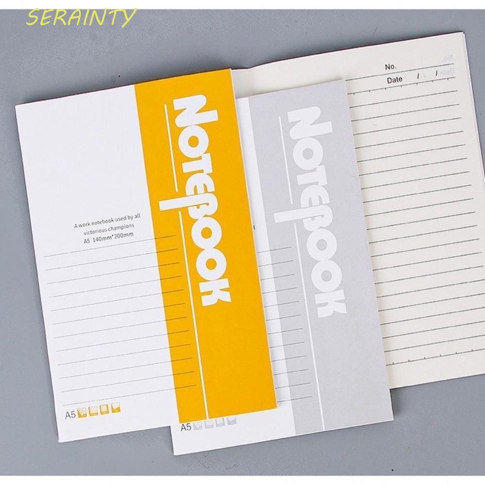 SEINTY Notepad, Nhật ký Book Planner A5 Notebook, Quản lý thời gian Bìa mềm Bìa cứng Notepad lót dày
