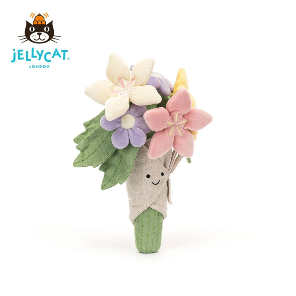 Jellycat Bó Hoa 100% Original Jellycat Đồ chơi nhồi bông quà tặng ngày lễ [giao hàng nhanh miễn thuế