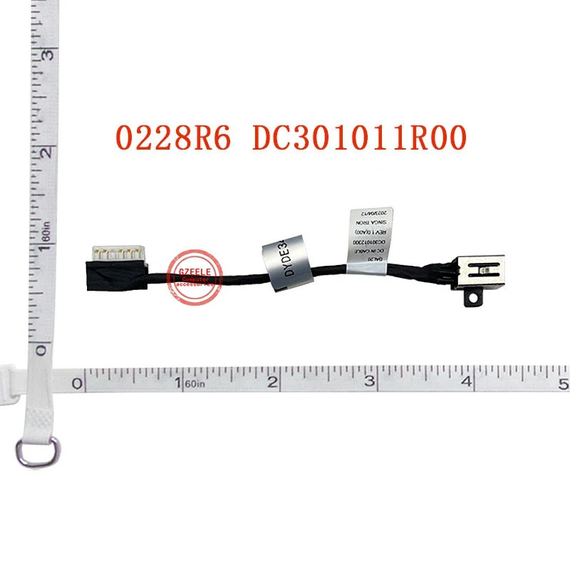 Laptop DC Jack Cáp Cho DELL Vostro 3420 V3420 3425 P152G 0228R6 / DC301011R00 / 0XHV65 / DC301012300