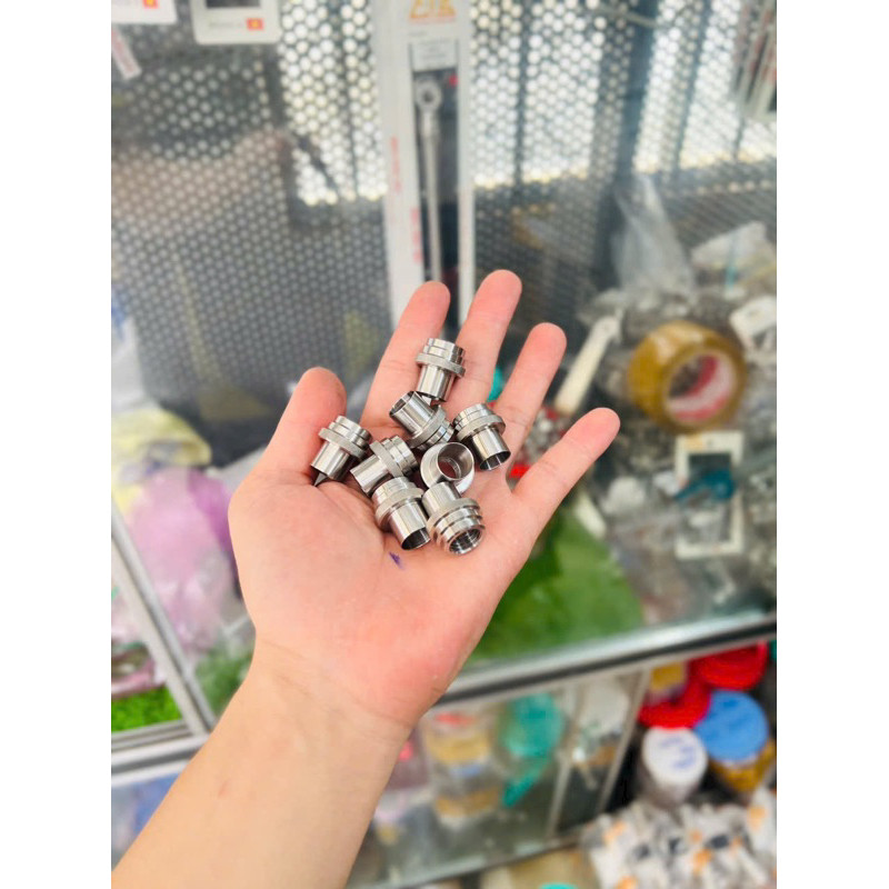 Tán stop / Tán chỉnh stop CTS Inox304 nguyên khối Mới 100%