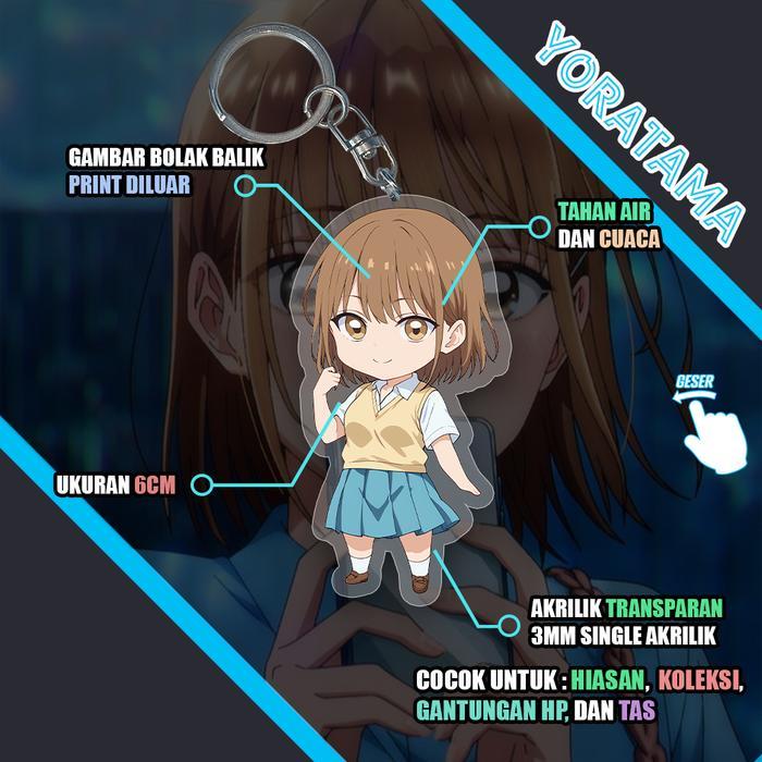 Gantungan Kunci Ao No Hako Blue Box Kano Chinatsu, Keychain Anime Lucu - Chinatsu Kano