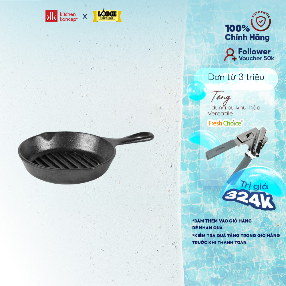 Chảo gang Lodge Chef International - 26cm