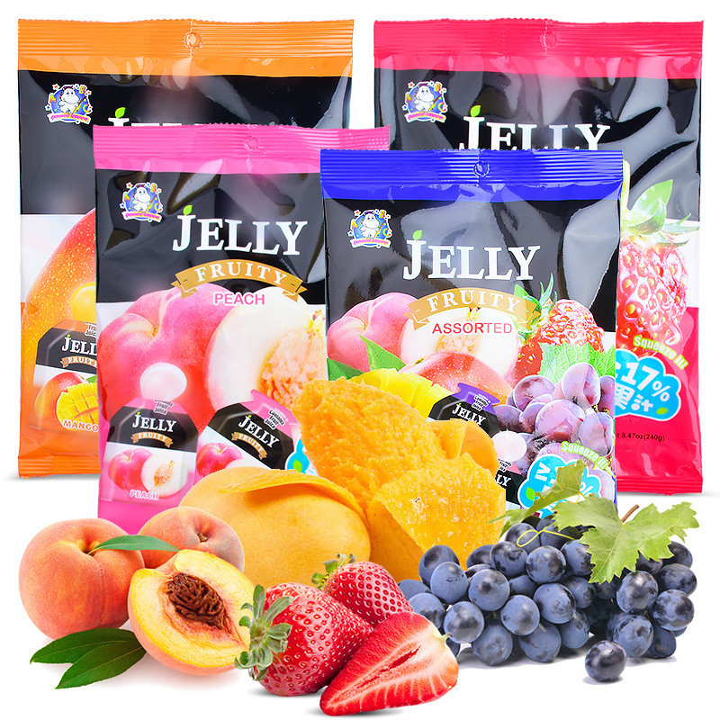 Hàng sẵn có Vận chuyển nhanh Malaysia ABC Konjac Konjac Jelly 240g Dâu Xoài Trắng Đào Hương Hỗn Hợp0
