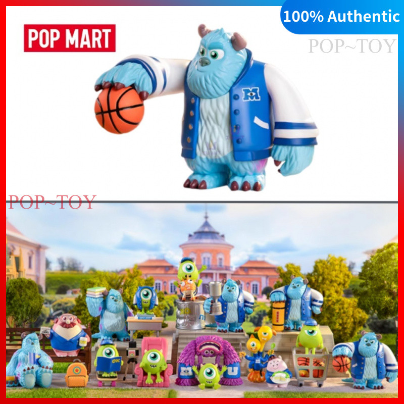 POPMART Disney Monster University OK Brotherhood Series pop mart blind box figures gift đồ chơi búp 