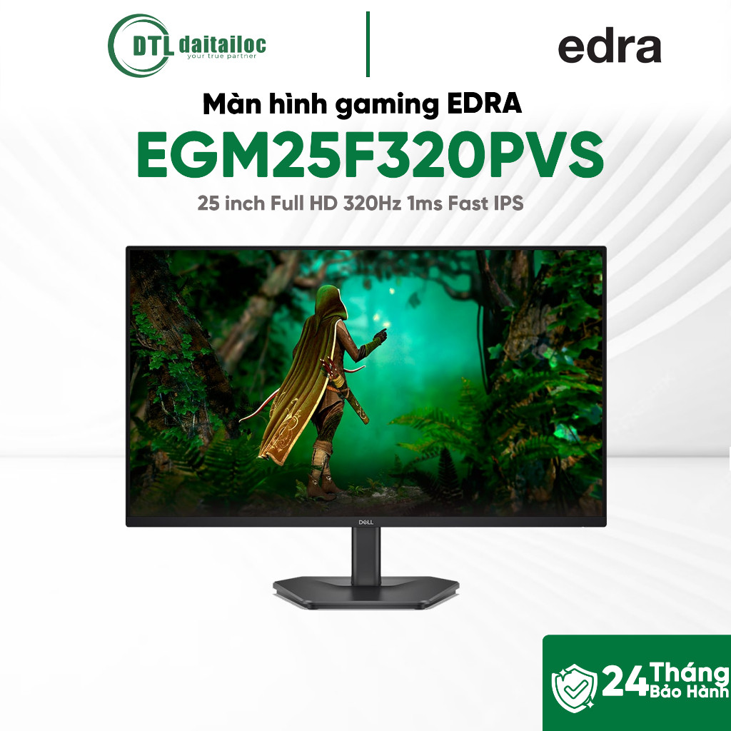 Màn hình Gaming E-DRA EGM25F320PVS 25 Inch FullHD 320Hz Fast IPS | Chính Hãng | Bảo Hành 24 tháng