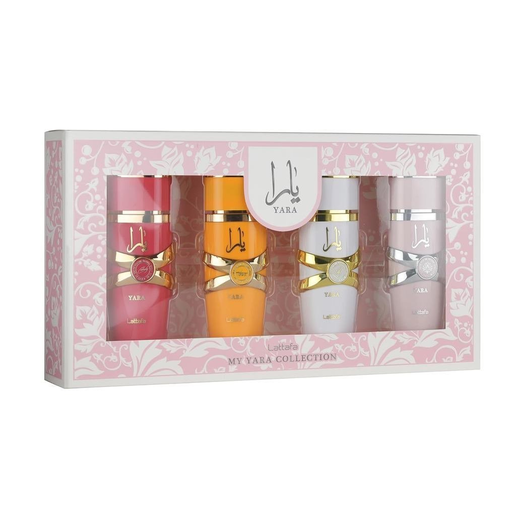 Bộ sưu tập Lattafa My Yara – Bộ quà tặng Eau de Parfum 4 × 25 ml dành cho nữ (Yara + Yara Moi + Yara