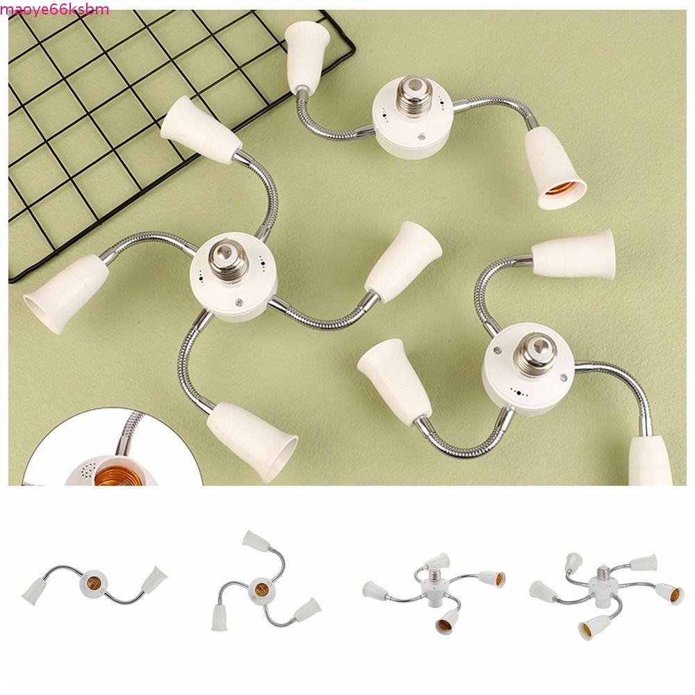 Bộ chuyển đổi giá đỡ đèn ZORVEX E27, Bộ chuyển đổi bóng đèn E27 sang E27 Bộ chia ổ cắm đèn E27, Màu 