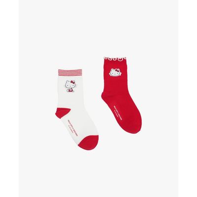 SKECHERS - Set 2 vớ bé gái cổ cao Hello Kitty & My Melody_SL226G261-053M