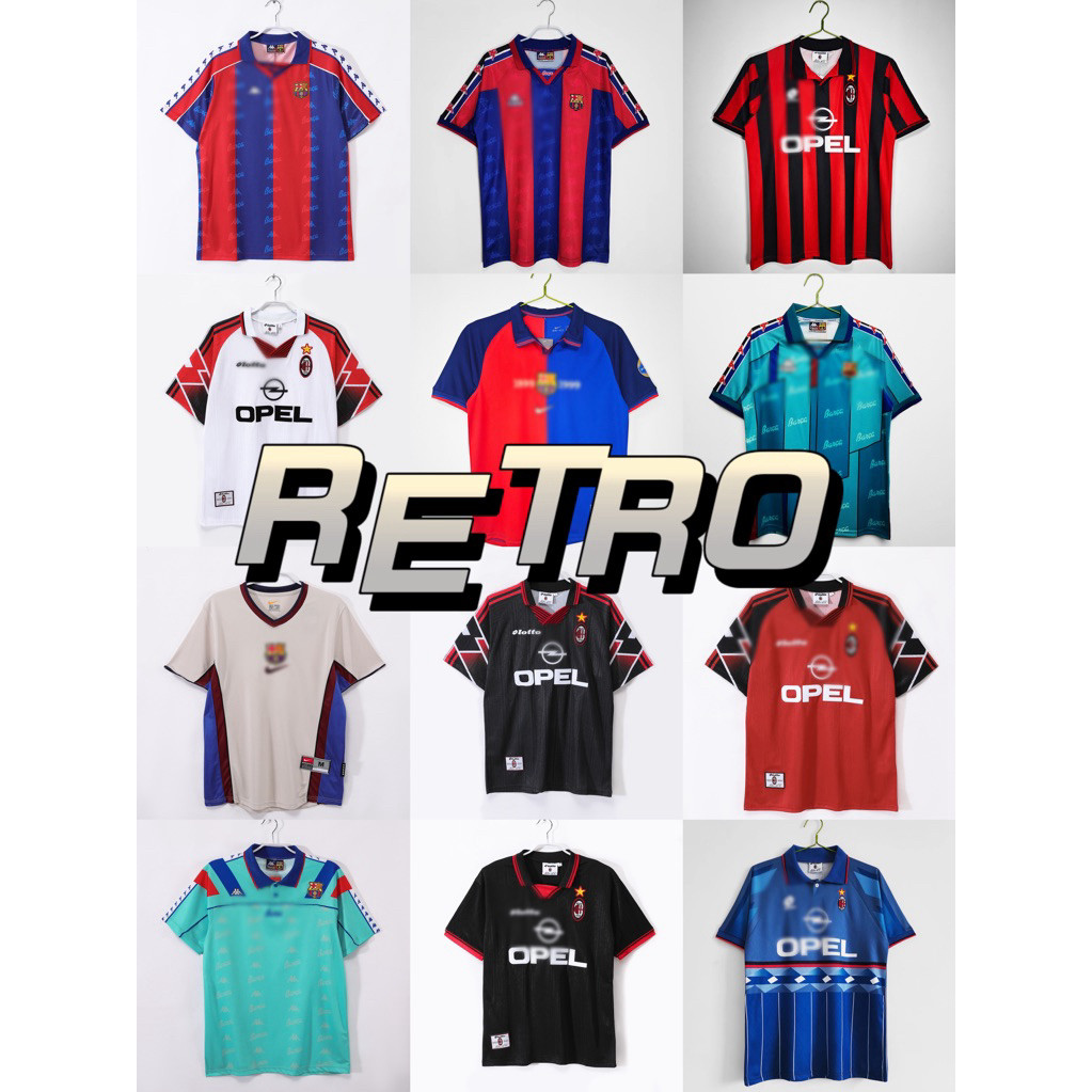Áo đấu cổ điển La Liga chất lượng cao Series A Retro Jersey