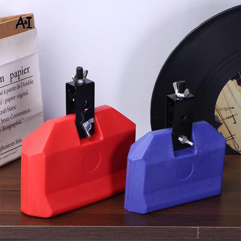 AI Chuông Bò Clapper Trống Với 1 Búa Sân Bền Treble Jazz Trống ABS Chuông Bộ Gõ Phụ Kiện Trống Một P
