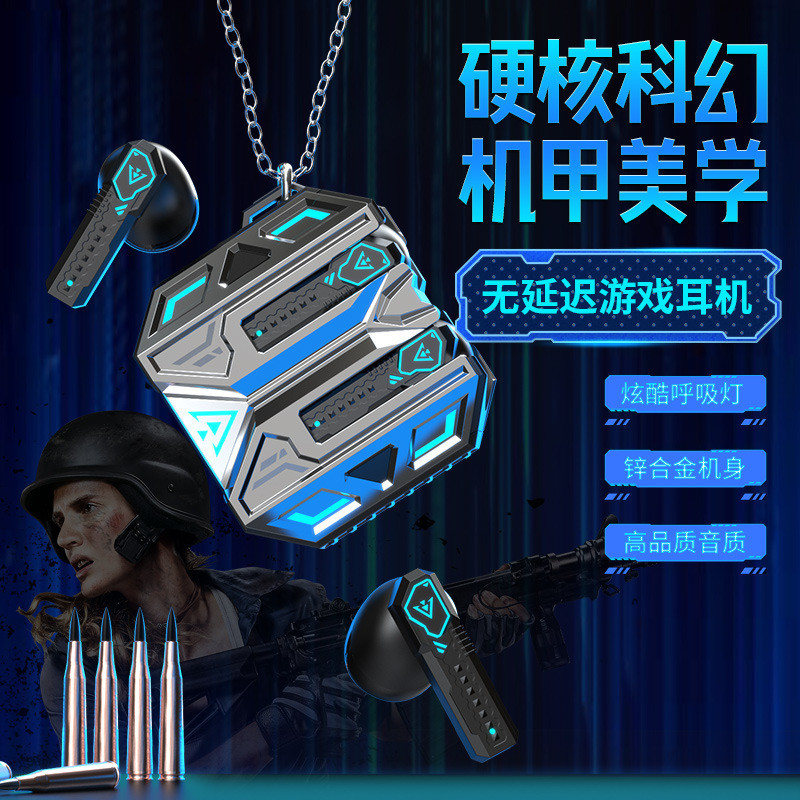 Tai nghe chơi game bán trong tai X39 Bluetooth không dây Chất lượng cao Khử tiếng ồn có độ trễ thấp 