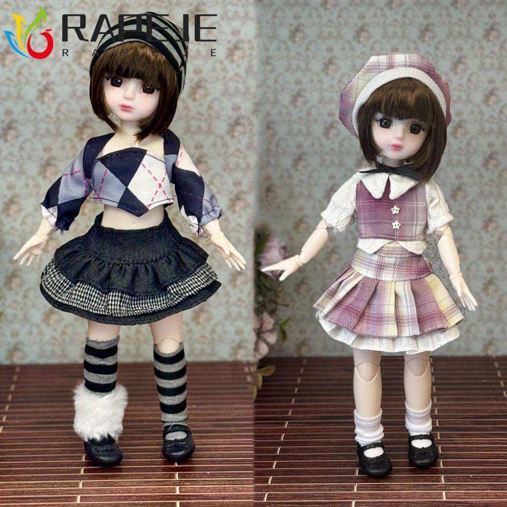 Búp bê BJD RAPEJE 30cm, Búp bê khớp nối 3D 1 / 6 BJD, Búp bê trang điểm dễ thương 30cm đầy màu sắc 1