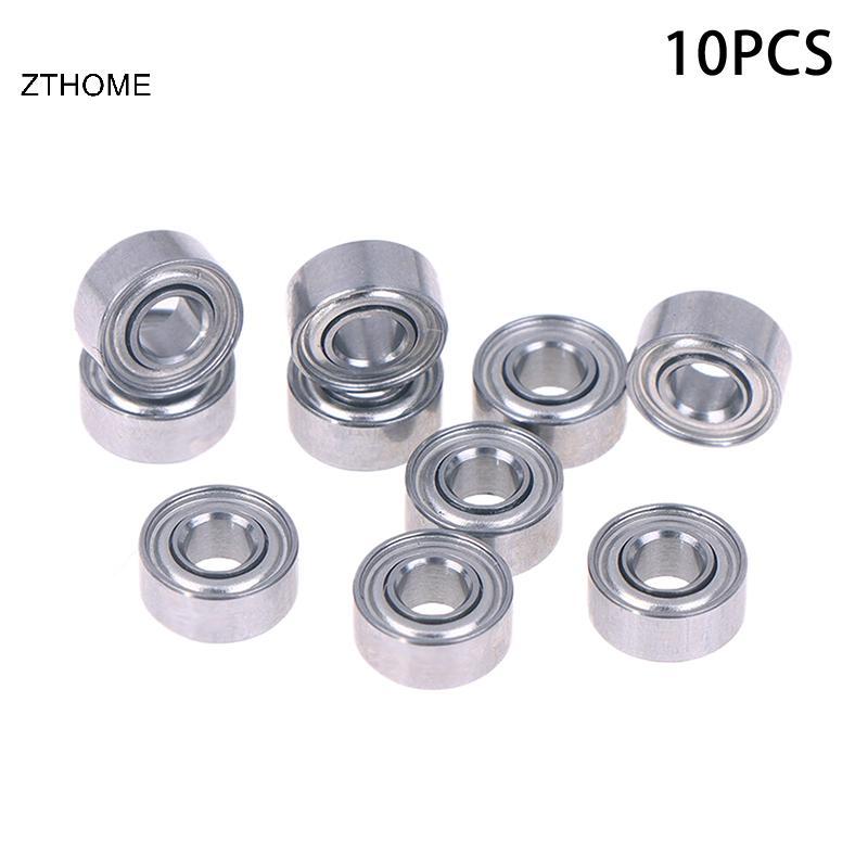 ZTHOME 10 chiếc 683ZZ 3 * 7 * 3 Mm Vòng bi thu nhỏ Thép Chrome 683 ZZ 2Z 683Z Lỗ khoan bên trong 3mm