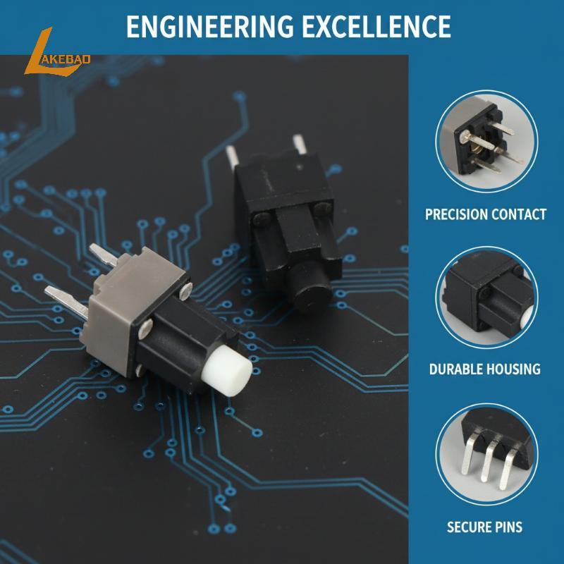 [LAKEBAO] 1 / 5 Cái Kailh Square 2 Chân Chuột Micro Switch Cuộn Giữa Nút Phụ Kiện Cho Razer Deathadd
