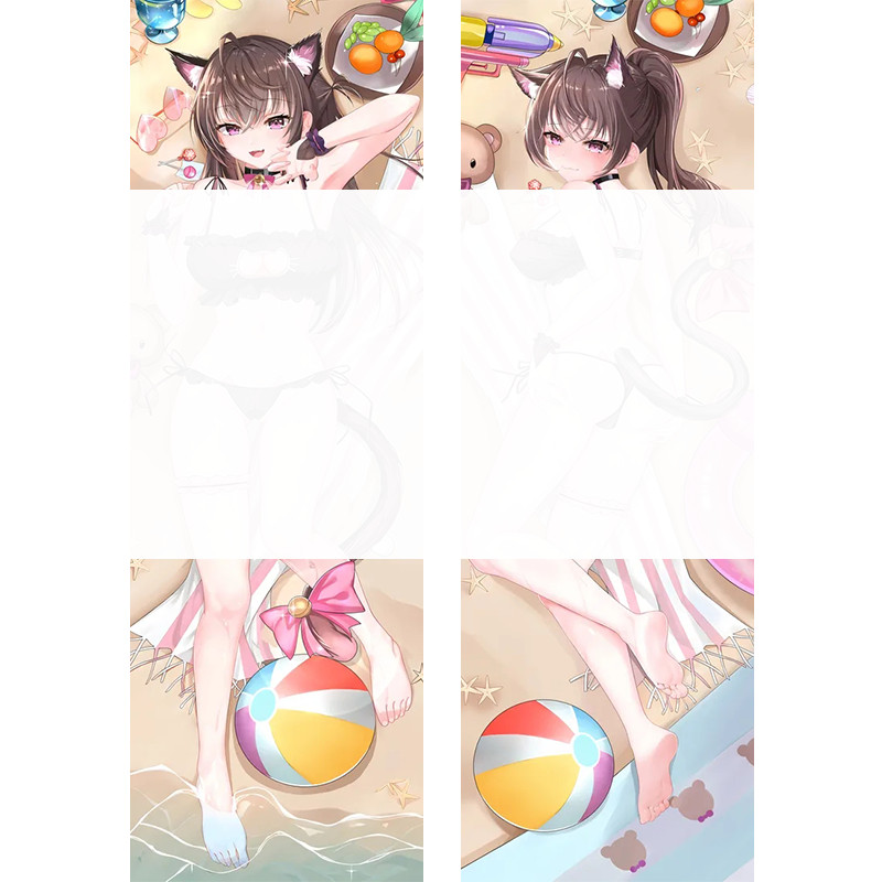 Yuki Suou Anime Dakimakura Bao Ôm Thân Gối 50 * 150CM Otaku Vỏ Gối Ngủ