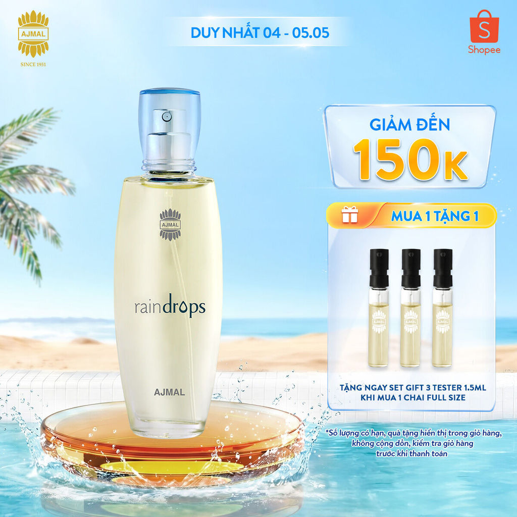 Nước hoa Dubai AJMAL Raindrops Eau De Parfum | 50 ML