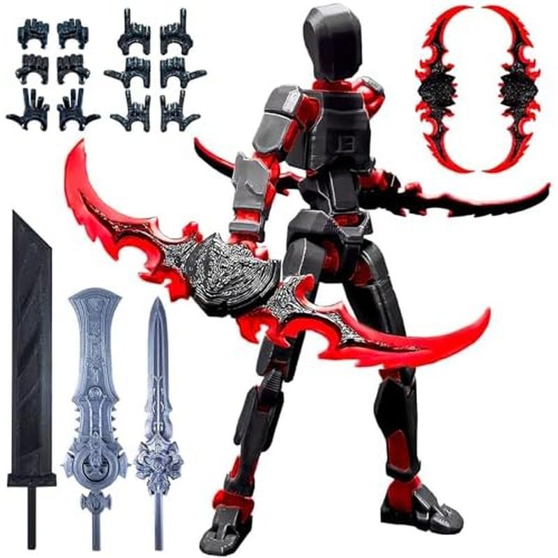 T13 Action Figure Set,Titan 13 Action Figure with Multiple Accessories,Easter Basket Stuffers for Bo