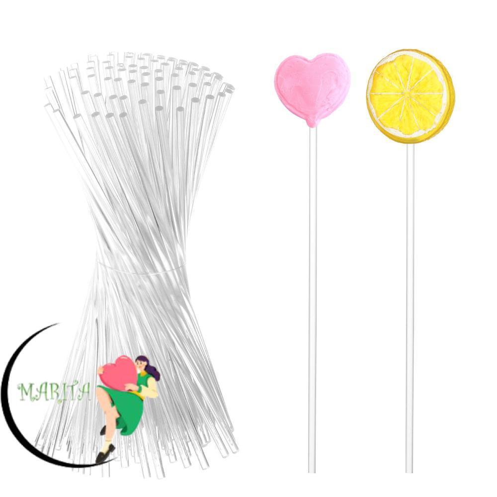MARITA Acrylic Lollipop Sticks Bánh Cupcake sô cô la tráng miệng