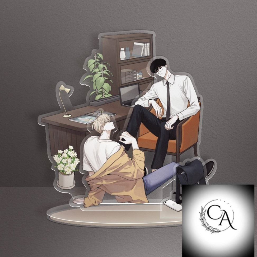 Mô hình Standee in hình CHECKMATE Chiếu Tướng BL manhwa chibi trang trí xinh xắn đáng yêu