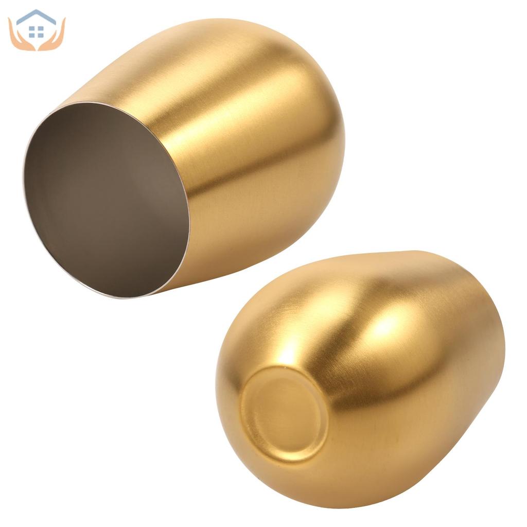 2 Chiếc Thép Không Gỉ Rượu Ly Miệng Rộng Bia Ly Dung Tích Lớn Bia Cho Cắm Trại SHOPTKC1352