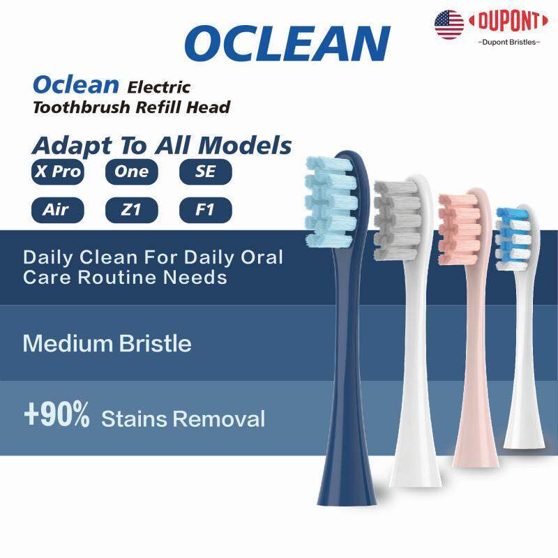 Đầu bàn chải đánh răng điện có thể thay thế Oclean Tương thích với tất cả các mẫu bàn chải đánh răng