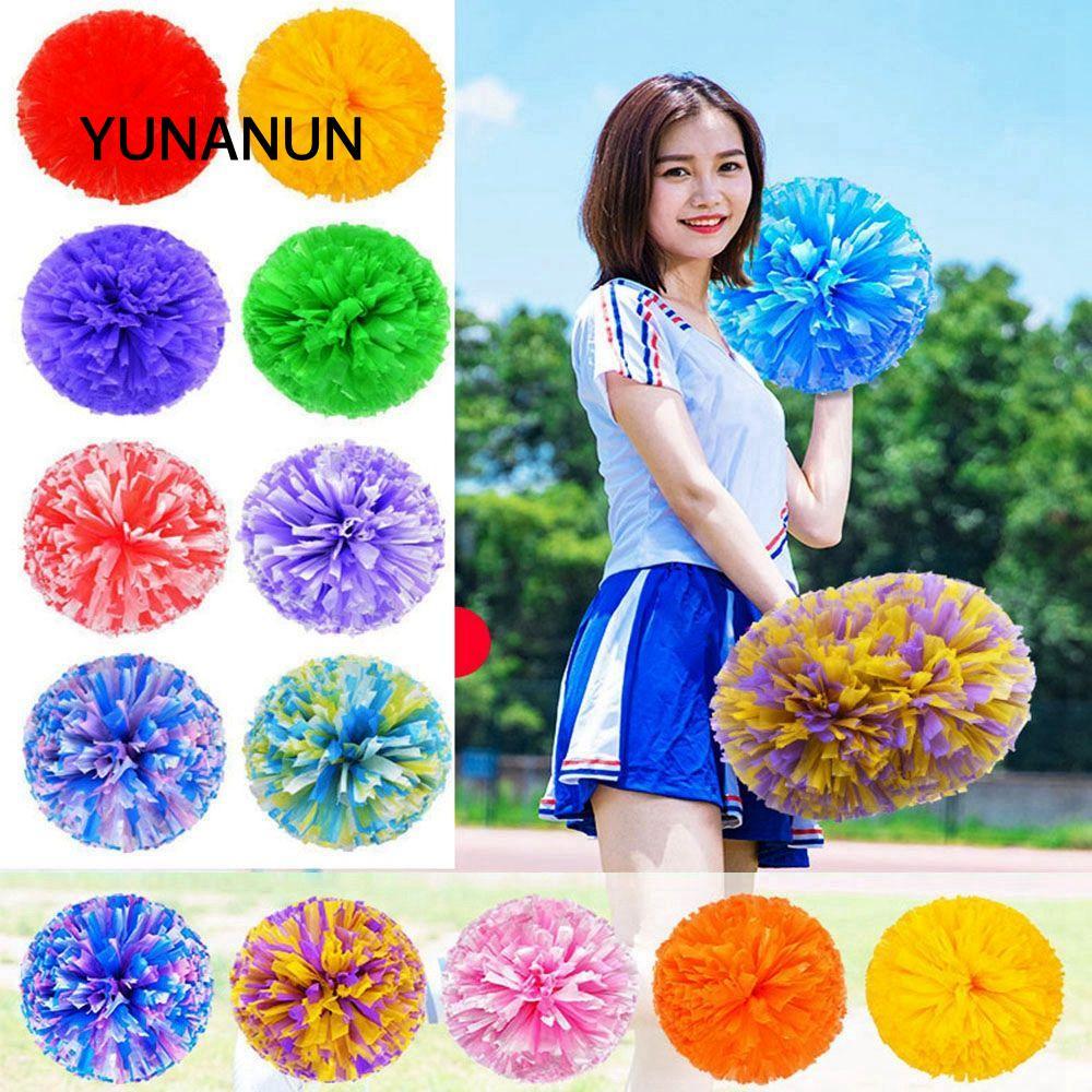 Yunaun Bóng cổ vũ Cổ vũ Cuộc thi hòa nhạc Hoa Tay cầm hai lỗ Trang trí tiệc khiêu vũ