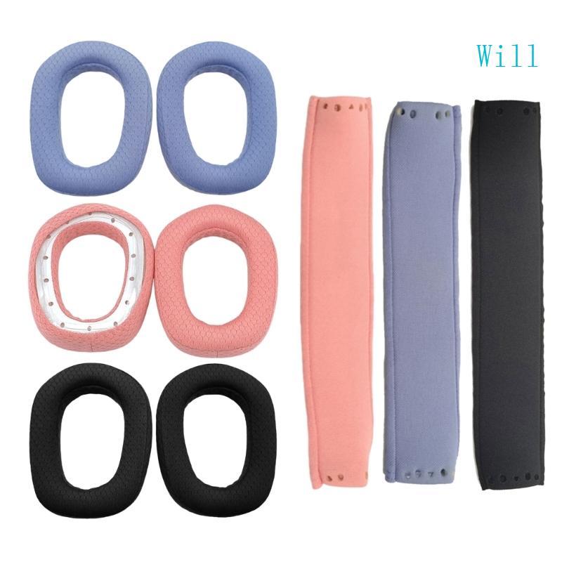 Sẽ Cô Lập Tiếng Ồn Băng Đô Đệm Thay Thế Tai Muff Earpad Lưới Vải Cho Tai Nghe G435
