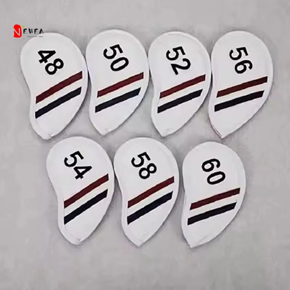 NEWEARTH LIMIT Golf Wedge Cover, Da PU 48 50 52 54 Độ Sand Wedge Headcover, Universal Big Number 56 