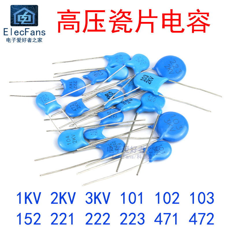 Tụ Điện Sứ Cao Áp 1KV 2KV 3KV 101 102 103 221 222 223 471 472