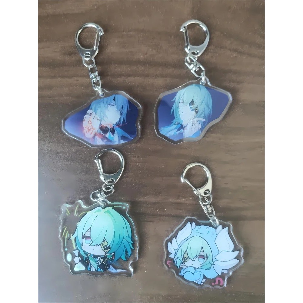 Móc khóa Honkai Star Rail Tinh Hồn Eidolon 1-6 Acrylic Mica nhân vật Aventurine phụ kiện game Anime 