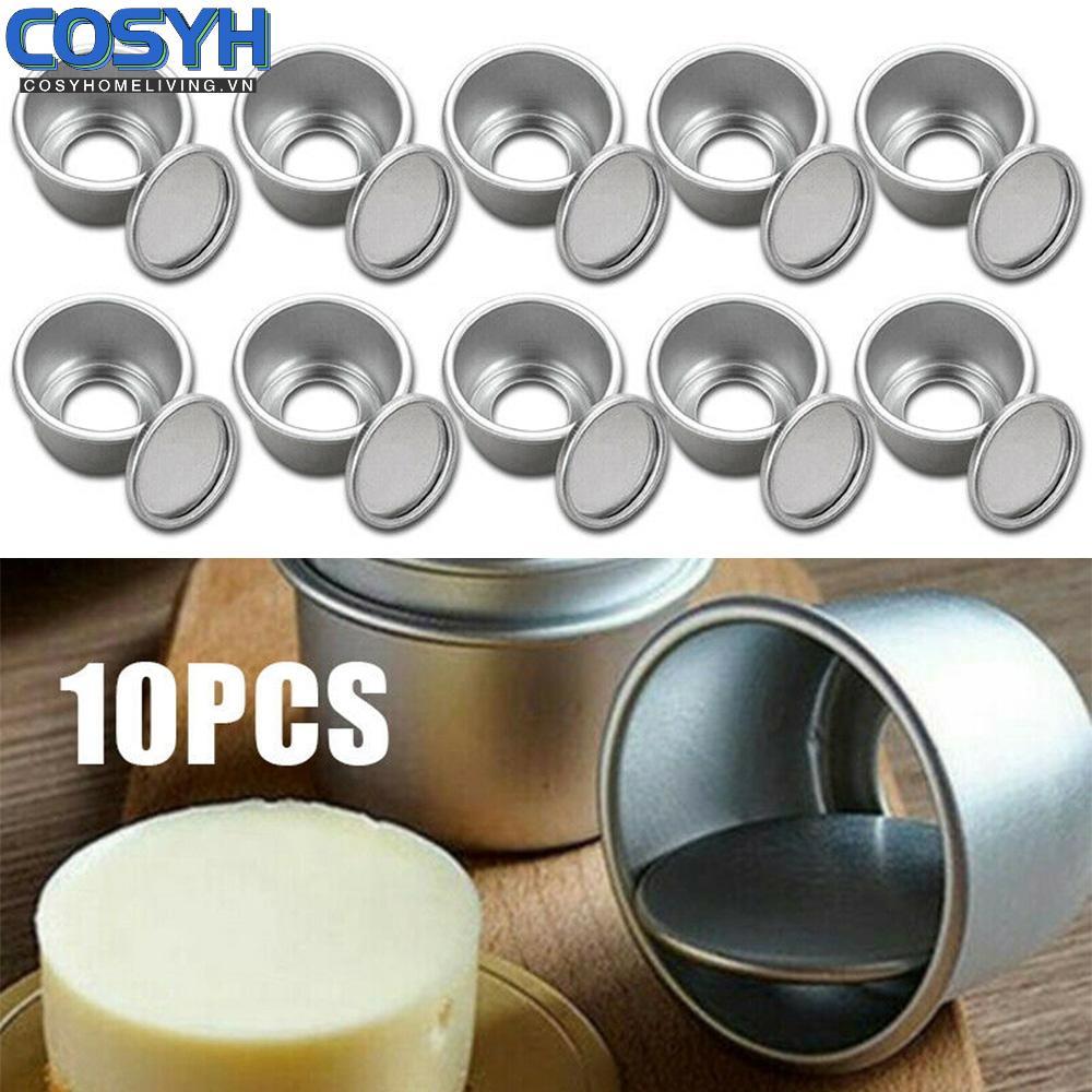 <cosyh>Baking Cake Mold DIY Kitchen 10Pcs Cake Pan Removable Bottom Practical