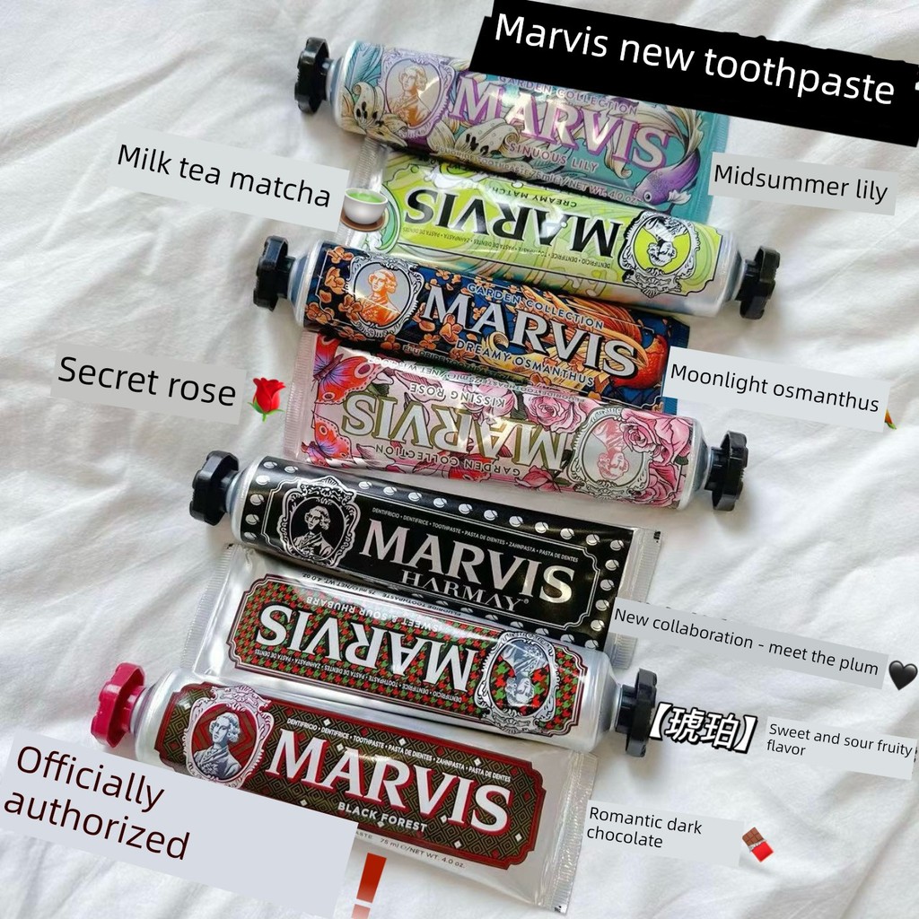 kem đánh răng Trải nghiệm buổi sáng của quý pháiÝ marvis marvis Kem Đánh Răng Matcha Nắp Sữa Làm Sán