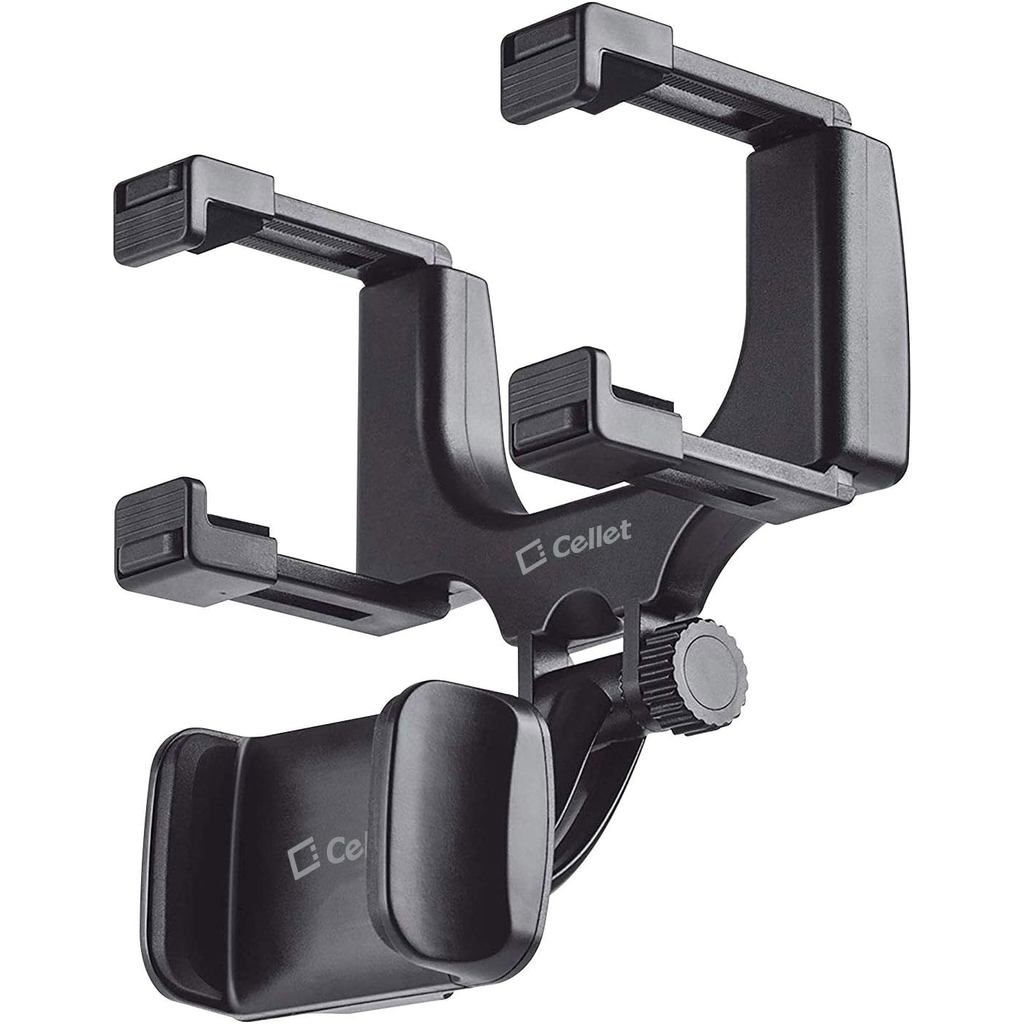 Giá đỡ điện thoại gương chiếu hậu Cellet cho giá đỡ ô tô Tương thích với iPhone 14 Pro Max Plus 13 P