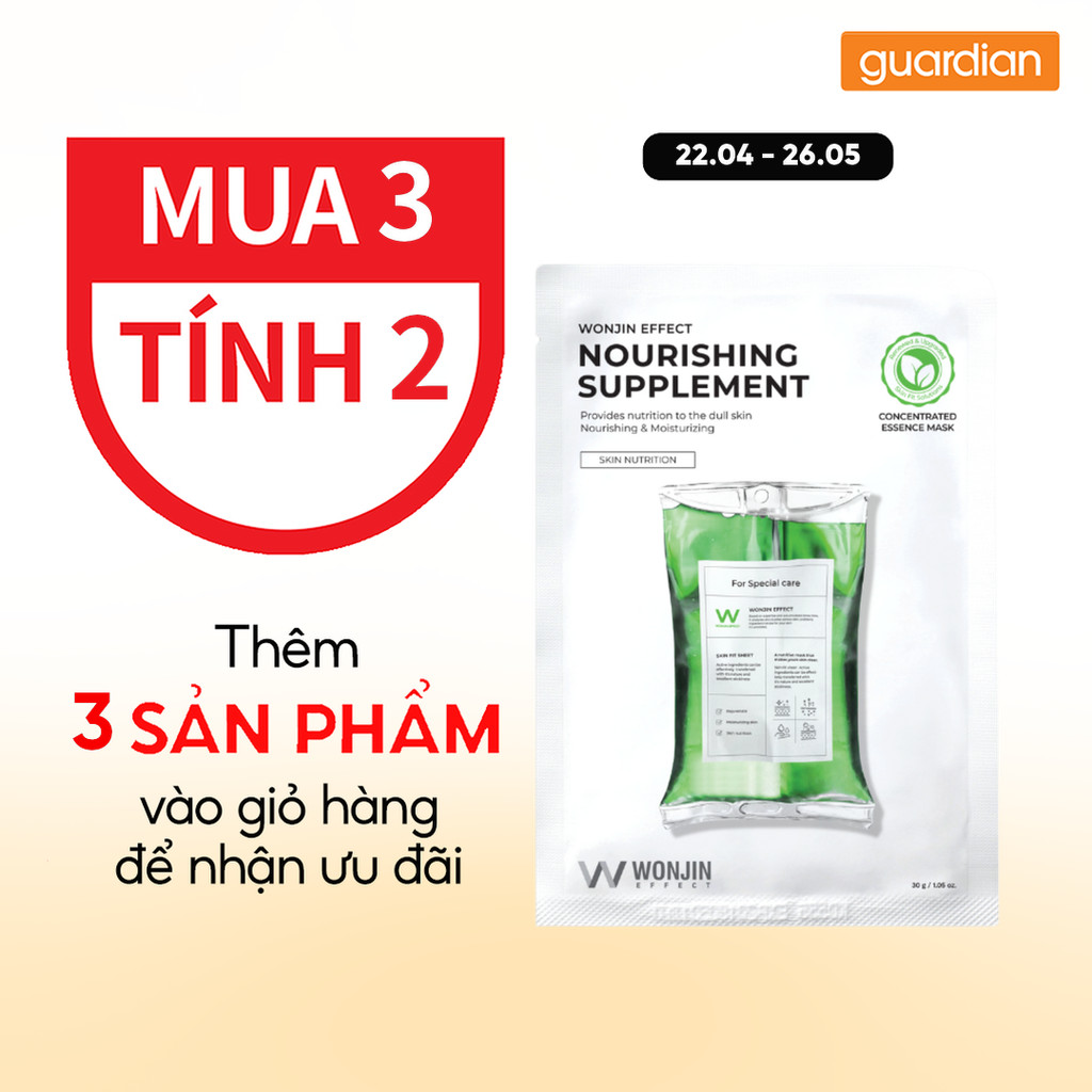 Mặt Nạ Wonjin Hỗ Trợ Cấp Ẩm 30gr