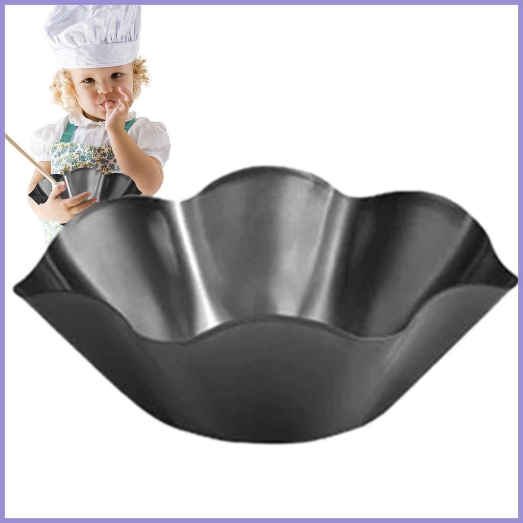 Taco Salad Bowl Maker Cánh hoa Tortilla Pan Set Carbon Steel Shell Bowl Baking Rapid Heat Conduction