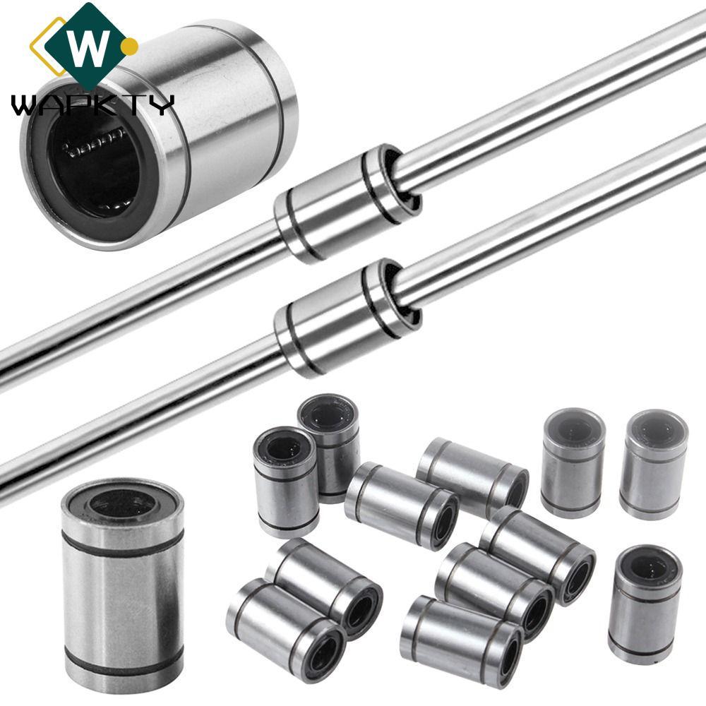 WAPKTY Thép Bushing Bền Mạ Niken CNC Phần LM3U LM4UU LM5UU LM6UU