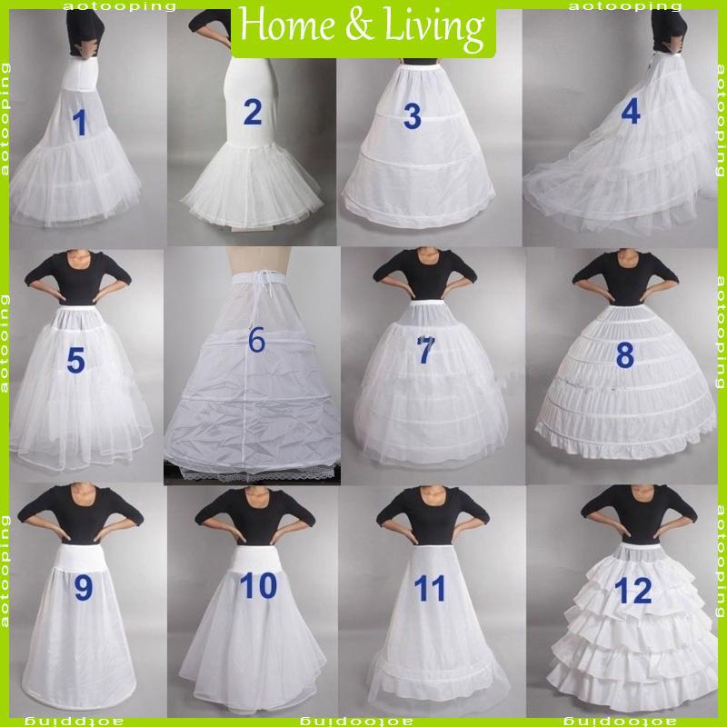 Crinoline Underskirt Petticoat Floor Length for Women Bridal Dress Vintage Gown
