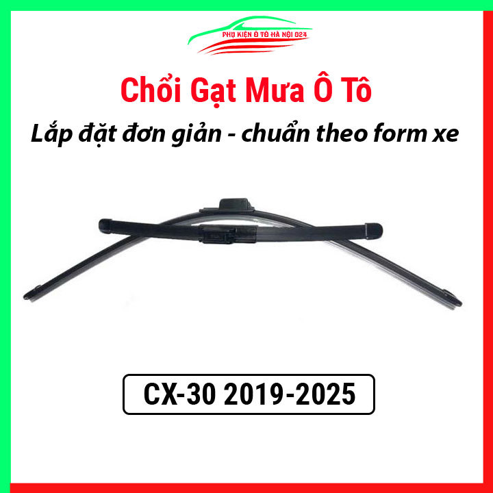 Bộ 2 Chổi Gạt Mưa Ô Tô Mazda CX-30, CX30 2019-2025 Bosch Mềm