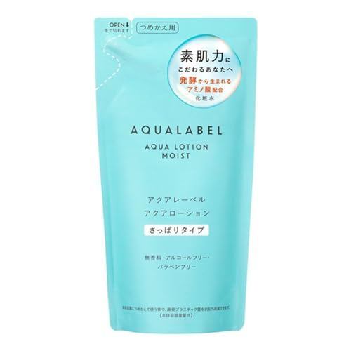 AQUALABEL Aqua Lotion Refill (Moist or Refreshing) 180mL - Fragrance-Free, Alcohol-Free, Paraben-Fre