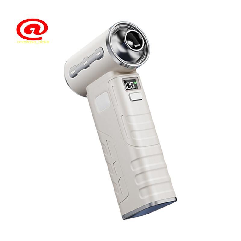 Máy thổi tốc độ cao Ultra Turbo Fan Jet có màn hình pin Máy thổi mạnh mẽ màu trắng