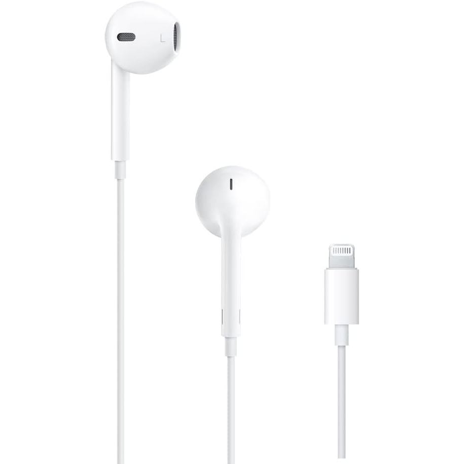 Tai nghe Apple EarPods có đầu nối Lightning, Tai nghe có dây cho iPhone có điều khiển từ xa tích hợp