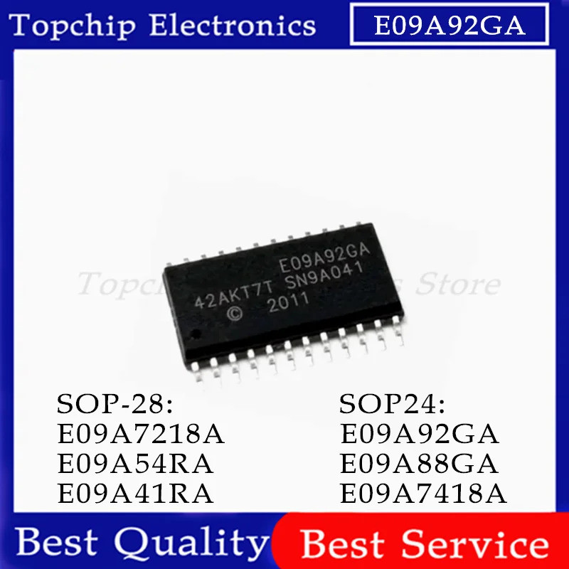 5 chiếc E09A92GA E09A88GA E09A7418A SOP-24 E09A7218A E09A54RA E09A41RA SOP-28 SOP chip ic